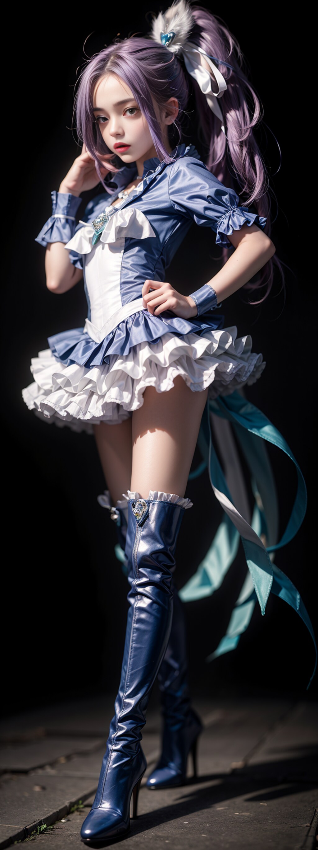 Curebeat's knee-high boots are beautiful#9