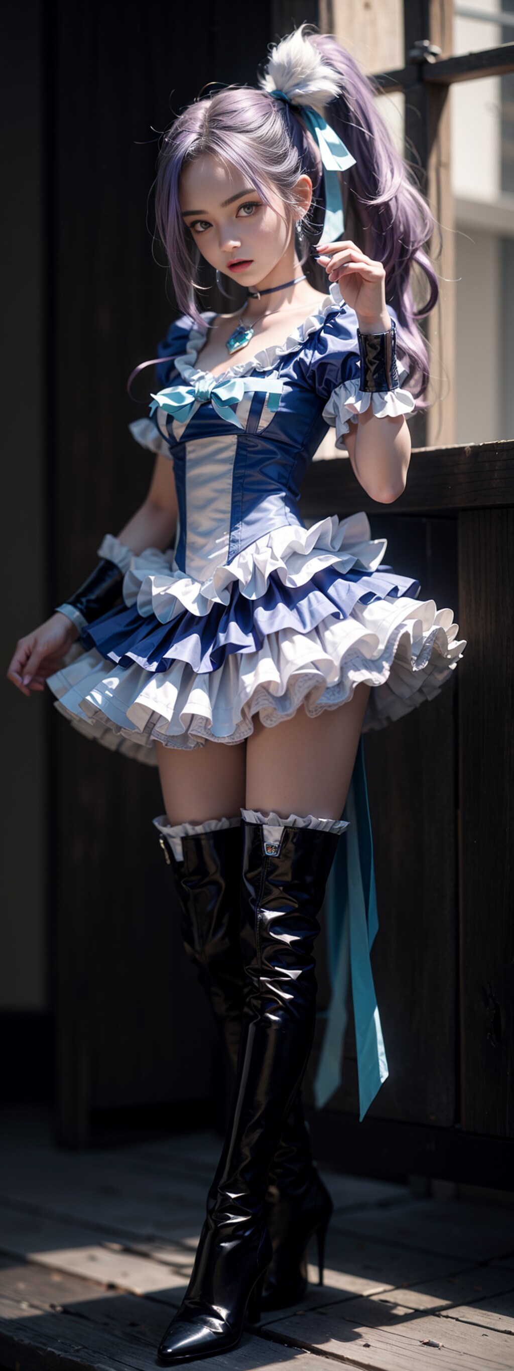 Curebeat's knee-high boots are beautiful#9