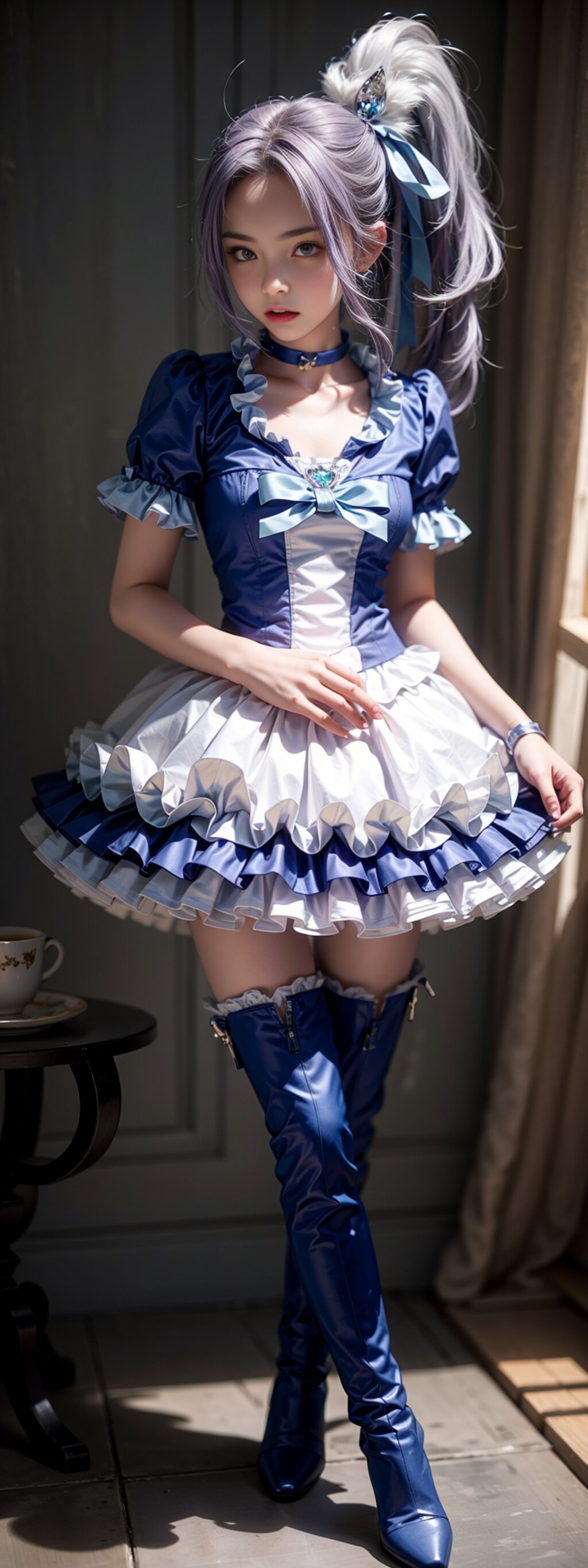 Curebeat's knee-high boots are beautiful#9
