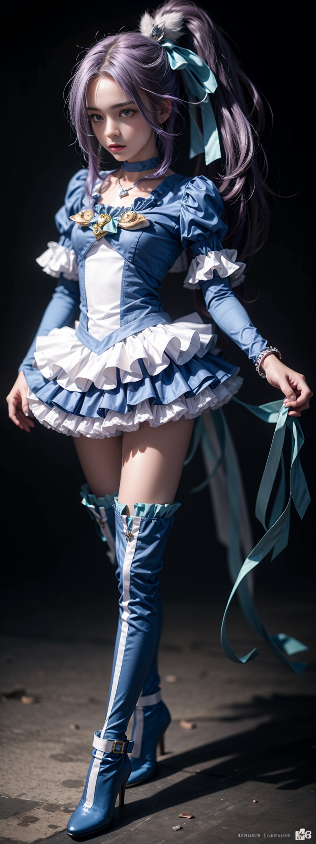 Curebeat's knee-high boots are beautiful#9