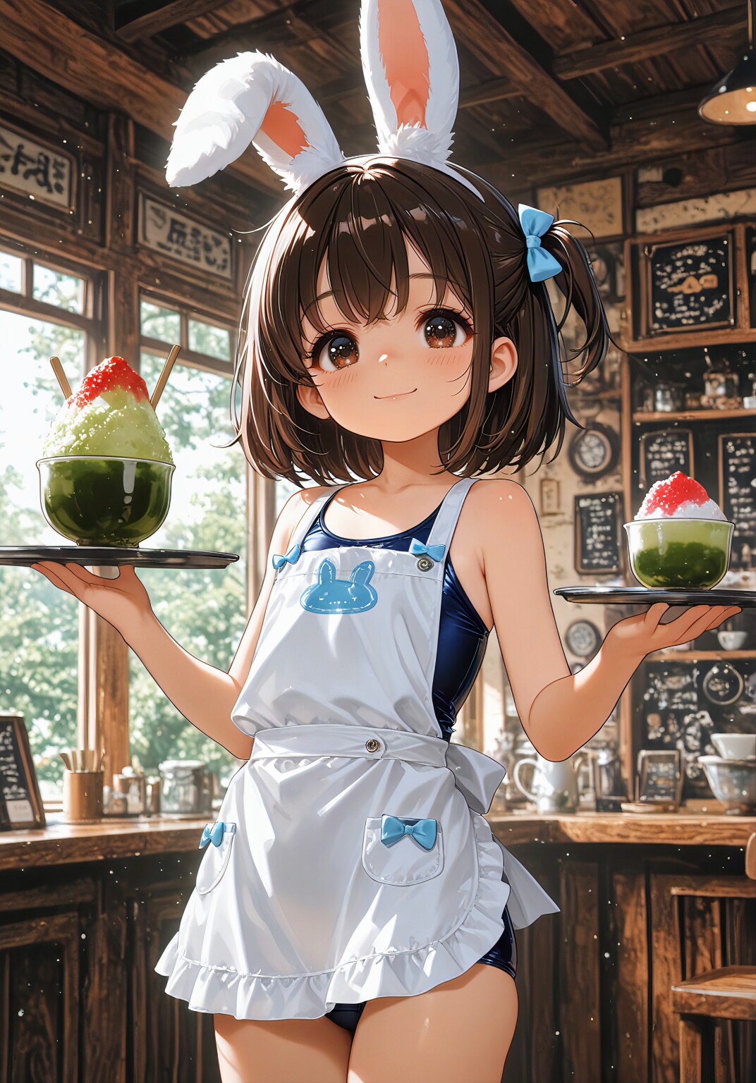 うさぎ喫茶の夏アルバイト
