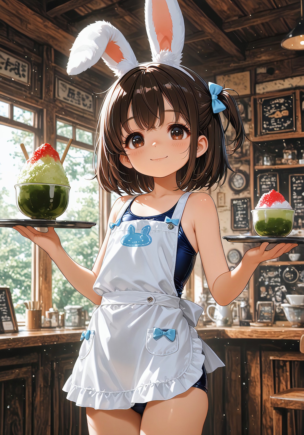 うさぎ喫茶の夏アルバイト