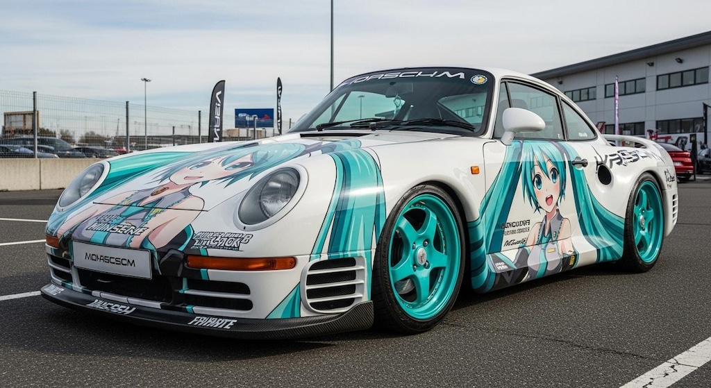 ポルシェ959初音ミク痛車