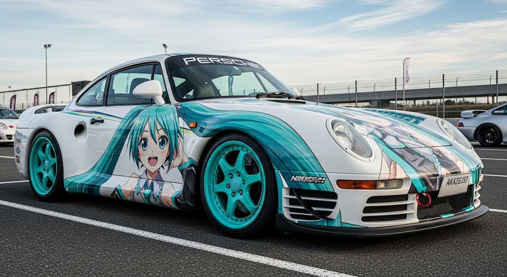 ポルシェ959初音ミク痛車