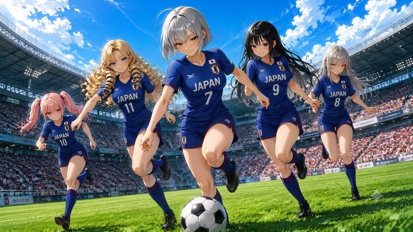 うちの子たちでサッカーしようぜ！