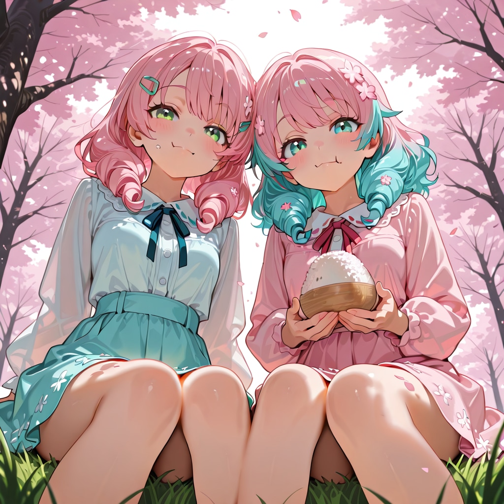 【All0402c3】今日のお花見（モデル: ECHIDNA） | の人気AIイラスト・グラビア