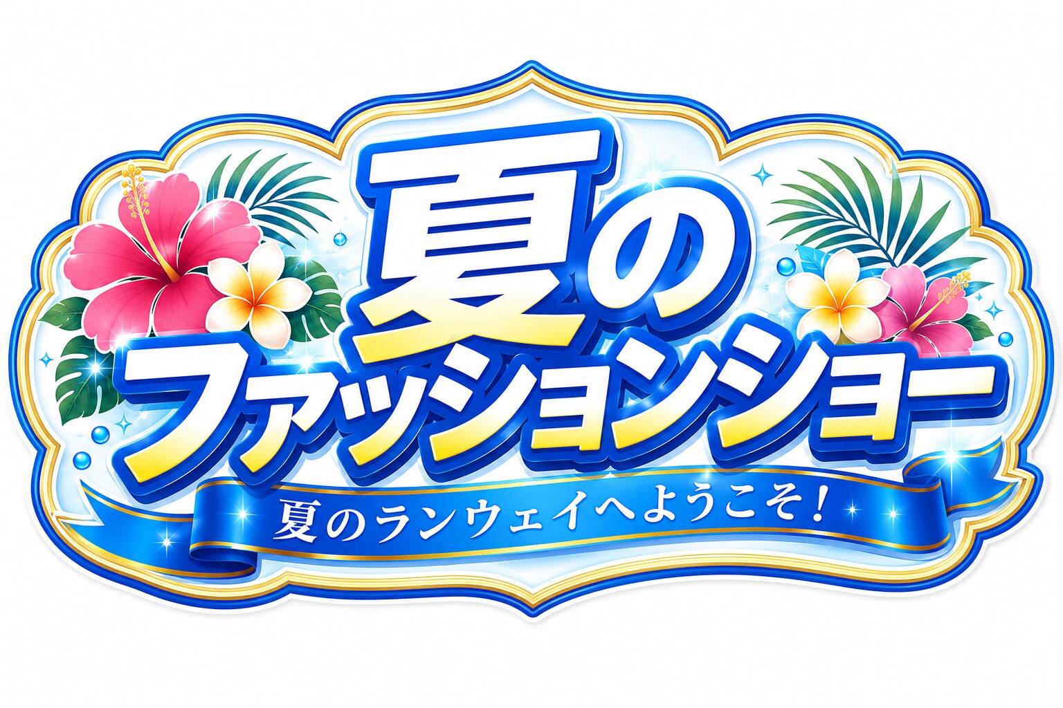 「夏のファッションショー」企画ロゴ