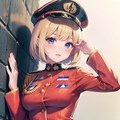 軍服金髪少女 2枚目
