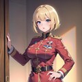 軍服金髪少女 4枚目