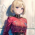 軍服金髪少女 5枚目