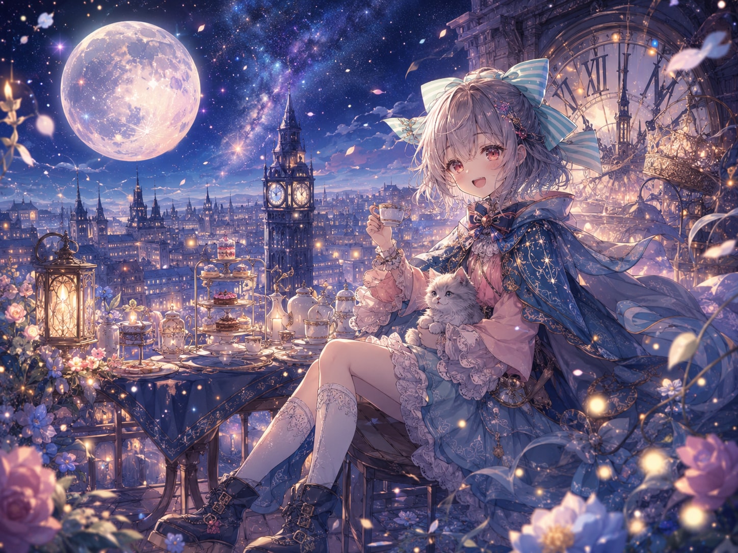深夜のお茶会