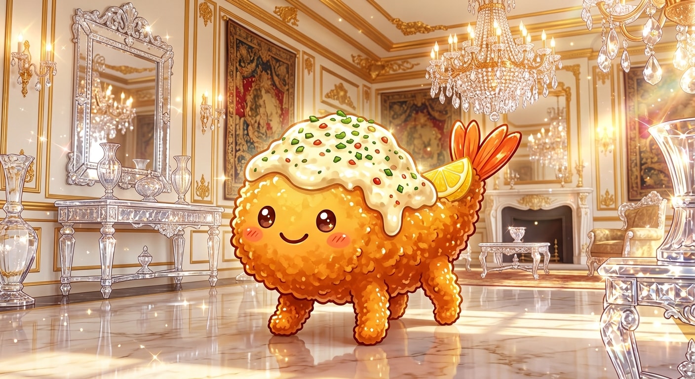 エビフライと一緒