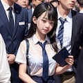満員電車通学美少女図鑑01 2枚目
