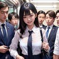 満員電車通学美少女図鑑01 8枚目