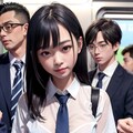 満員電車通学美少女図鑑01 5枚目