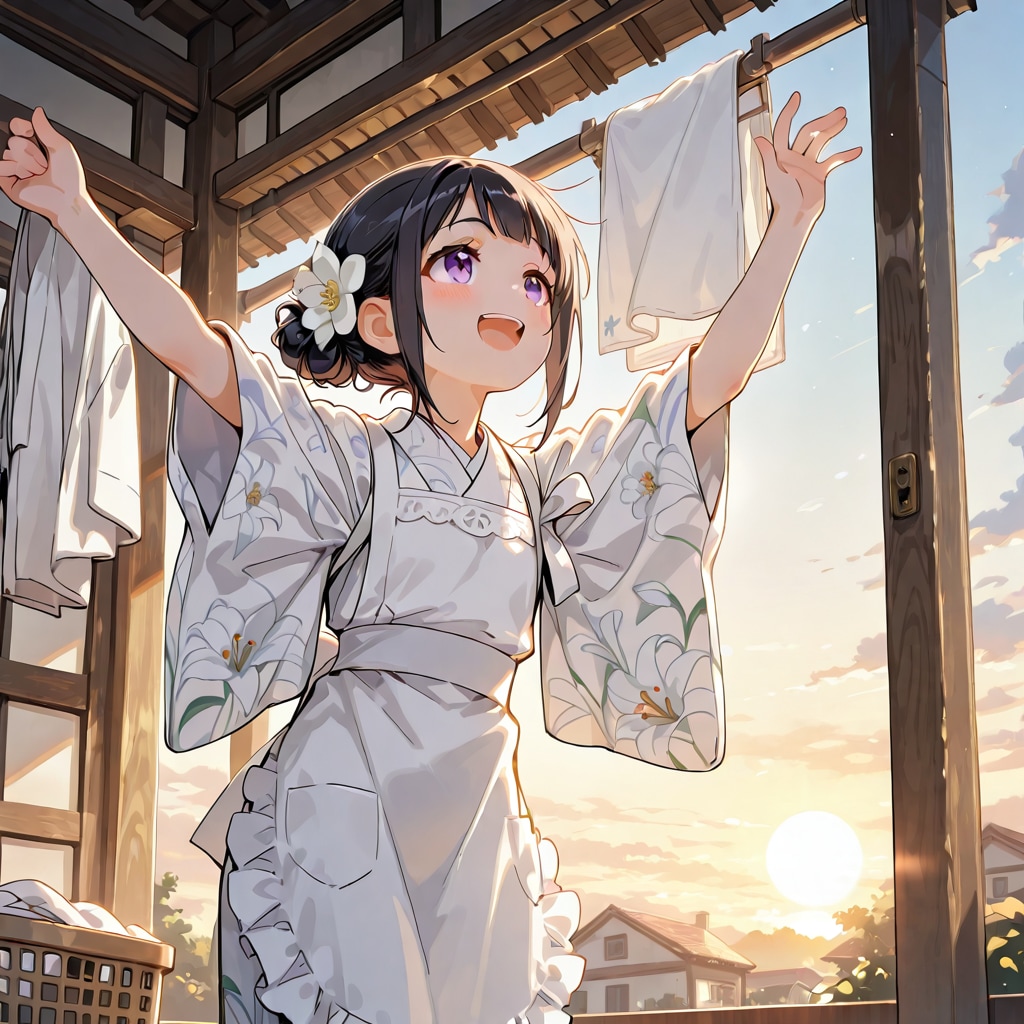 さあ、洗濯物を干しますわよ〜 BONSAI版
