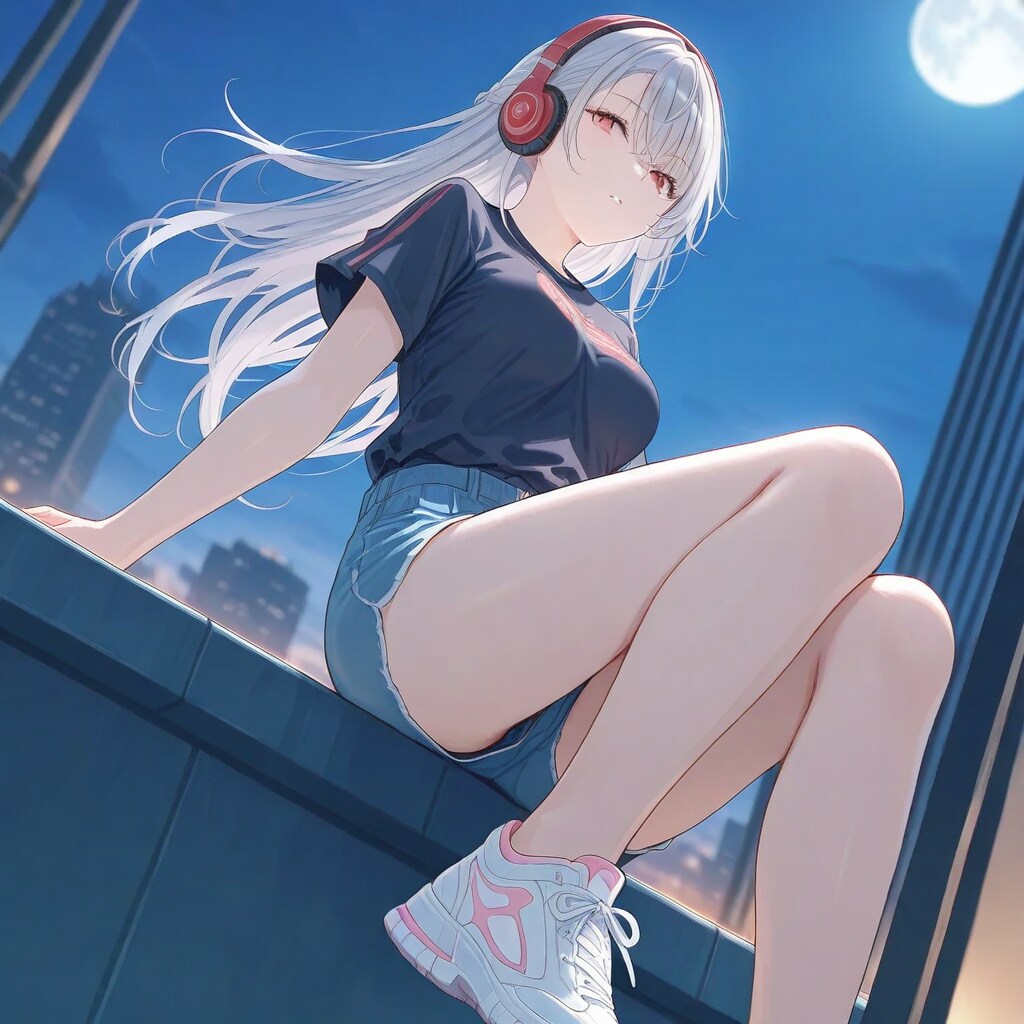 月夜に音楽を | の人気AIイラスト・グラビア