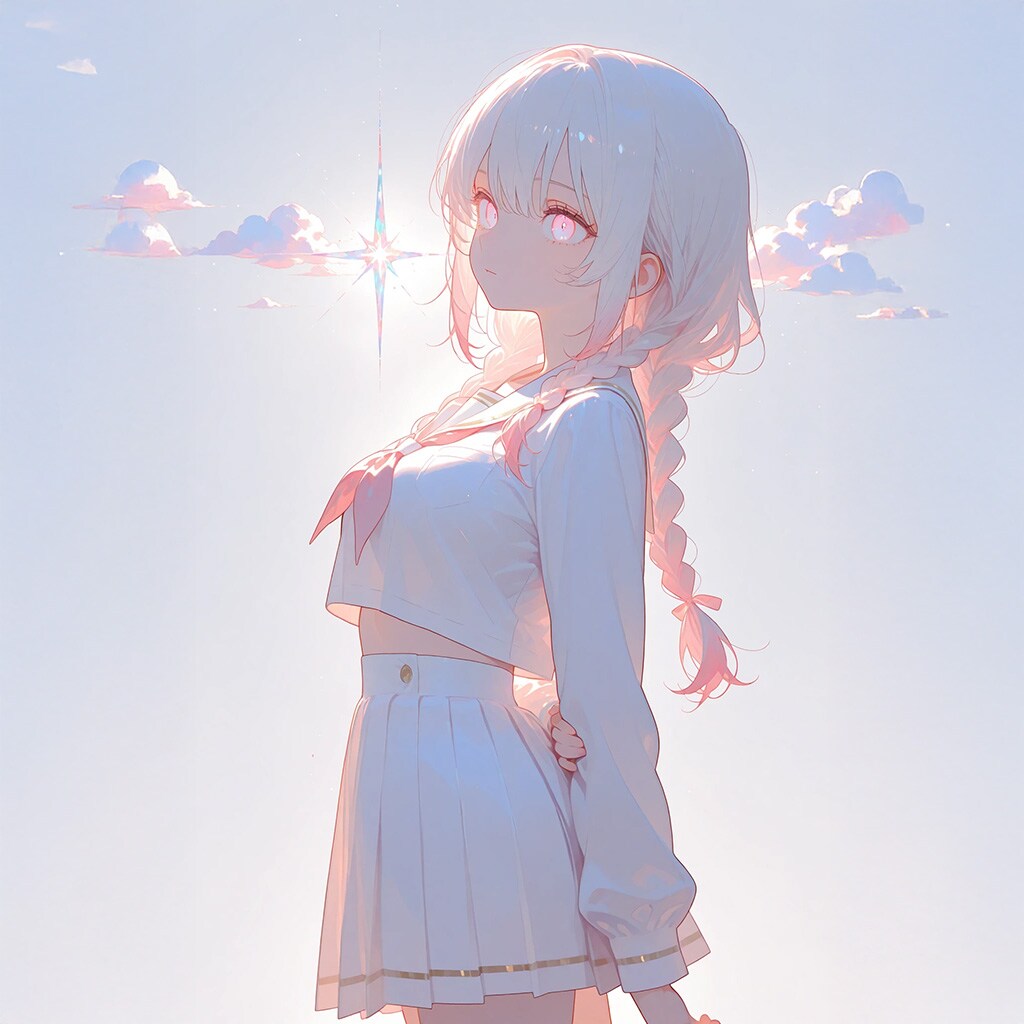 朝焼け女子高生