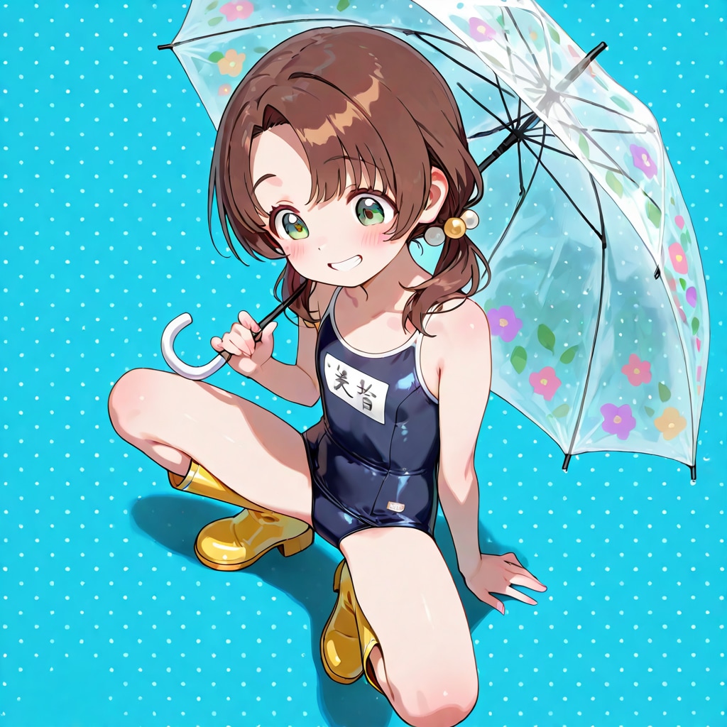 雨を楽しむアンブレラ②