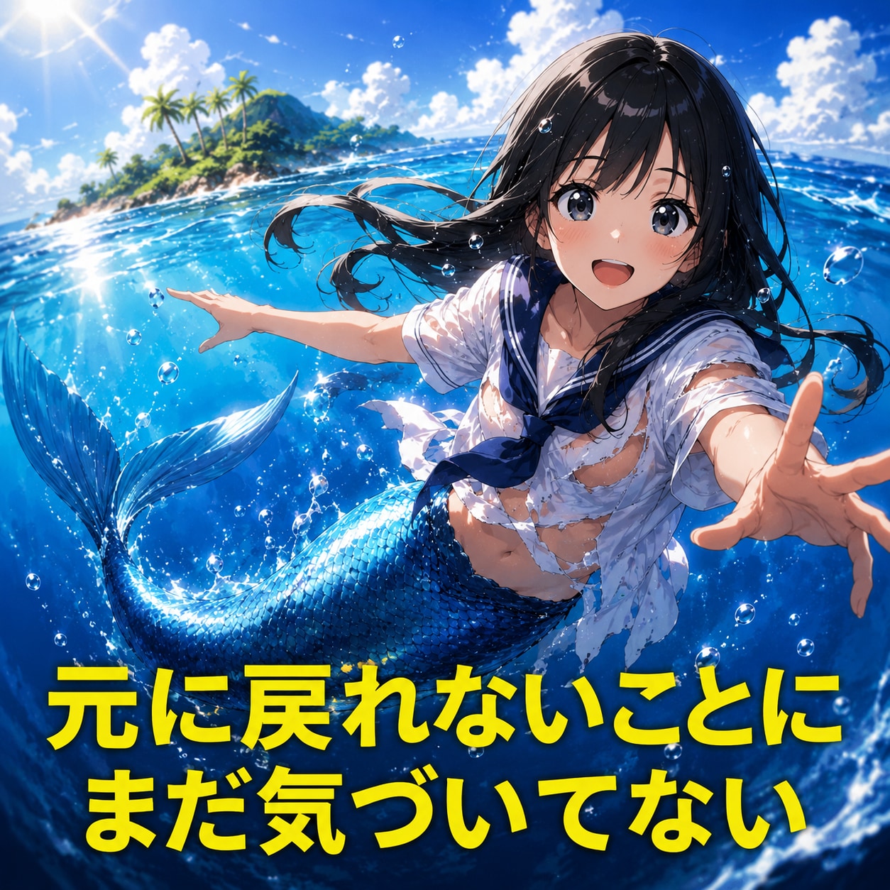人魚化して脱出