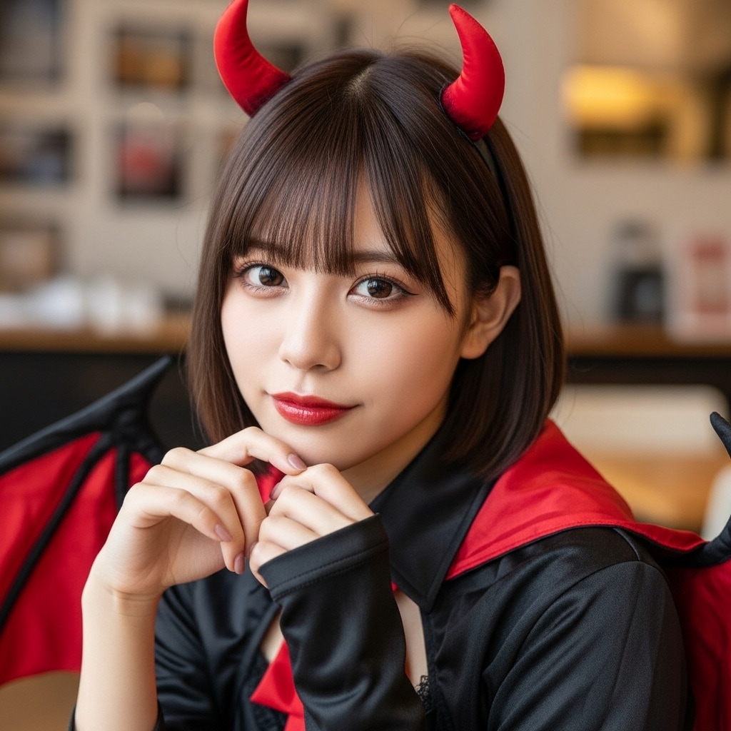小悪魔コスプレ