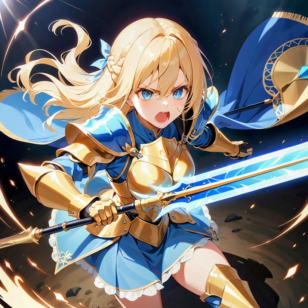金髪の女騎士団長