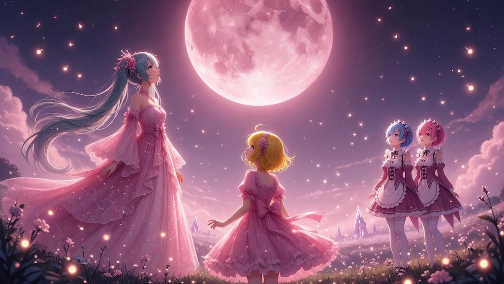 月よりの使者を待つ🌛