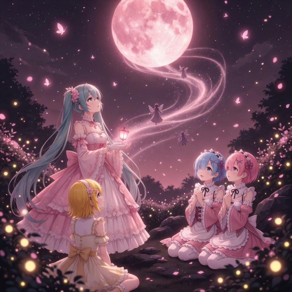 月よりの使者を待つ🌛