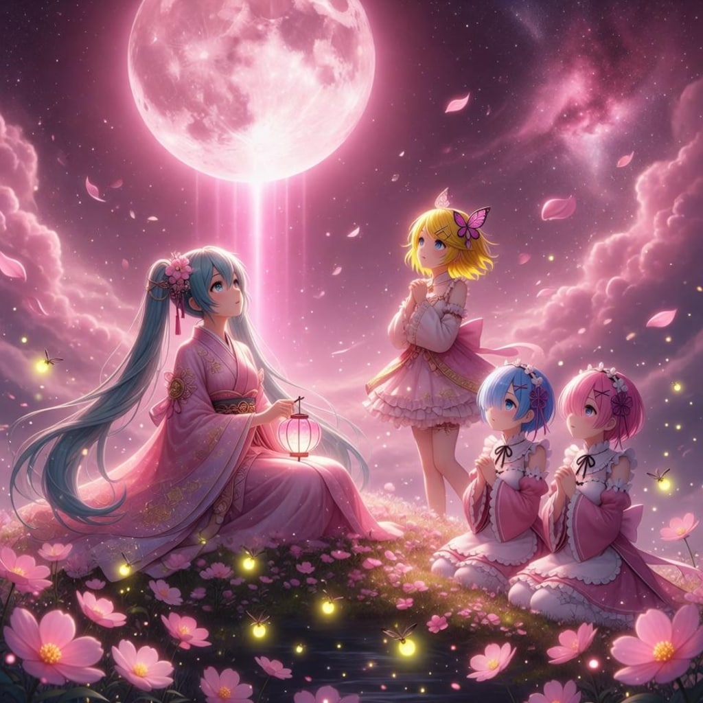 月よりの使者を待つ🌛