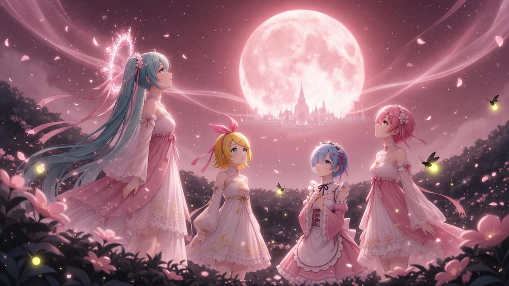 月よりの使者を待つ🌛