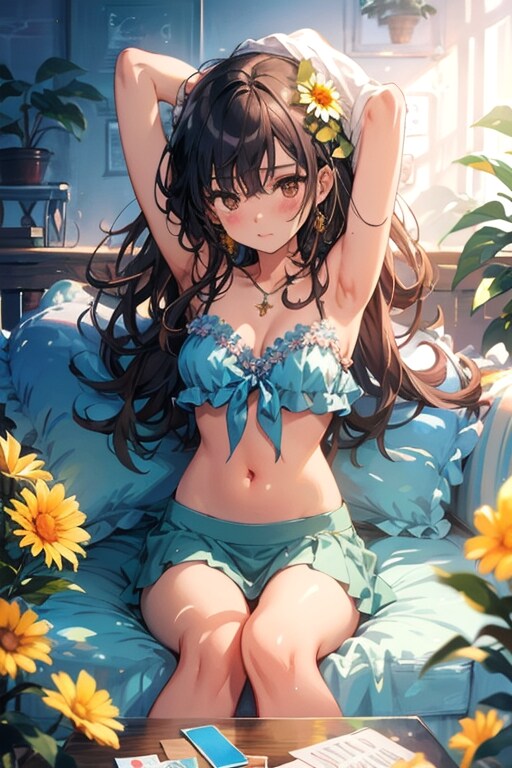 花と少女