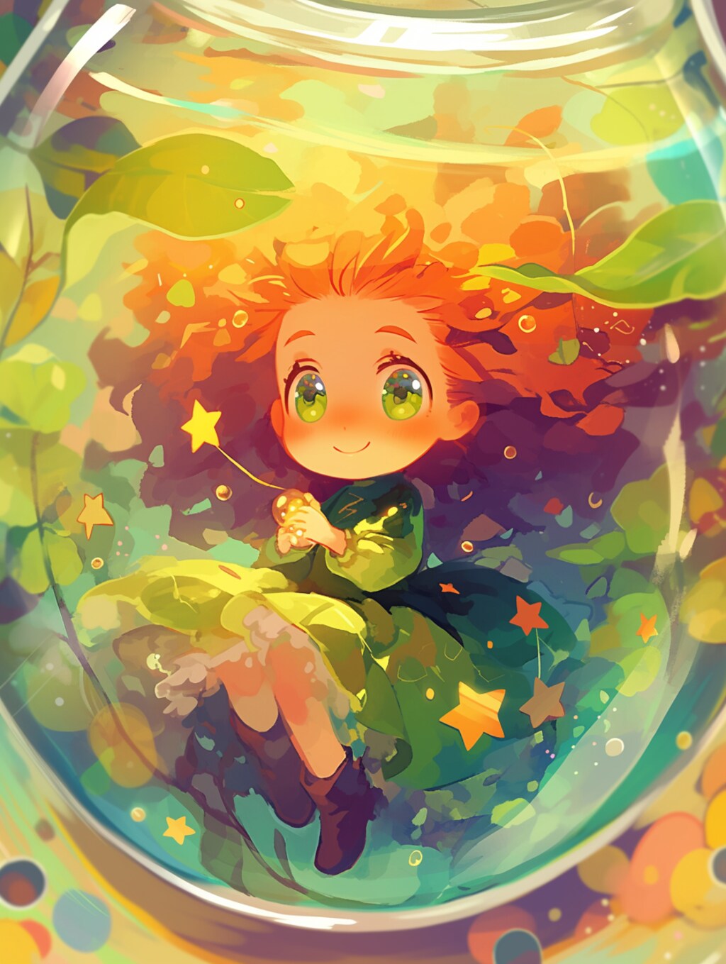 「瓶詰の少女」碧10