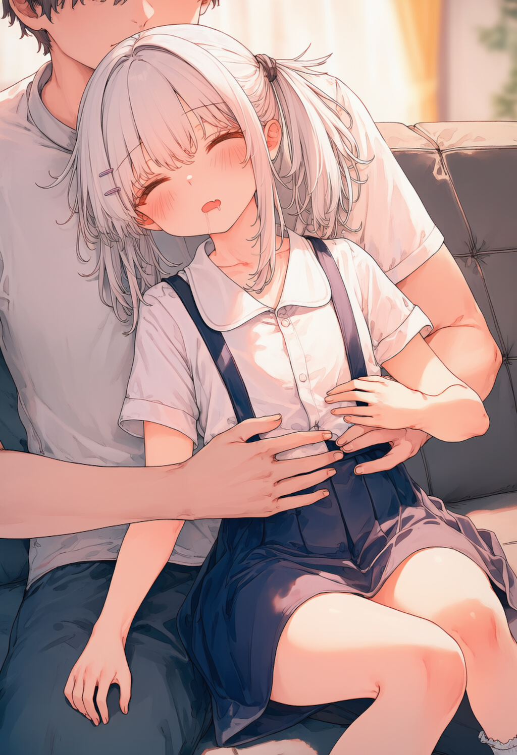 お昼寝から起きてキスがしたいアリアちゃん_0424