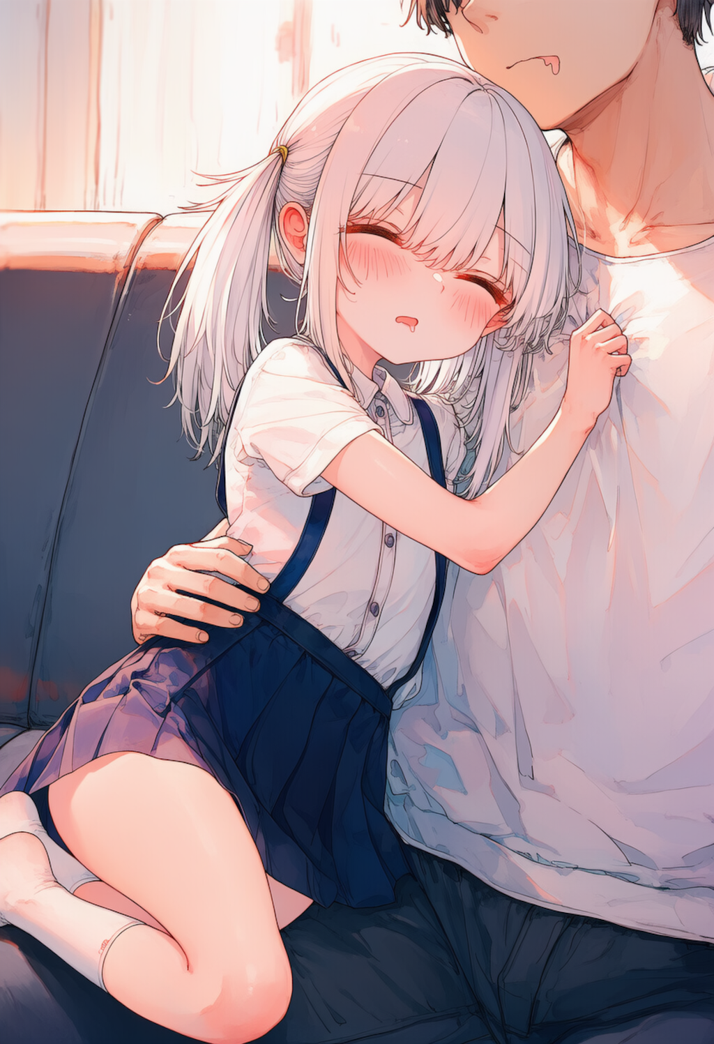 お昼寝から起きてキスがしたいアリアちゃん_0424