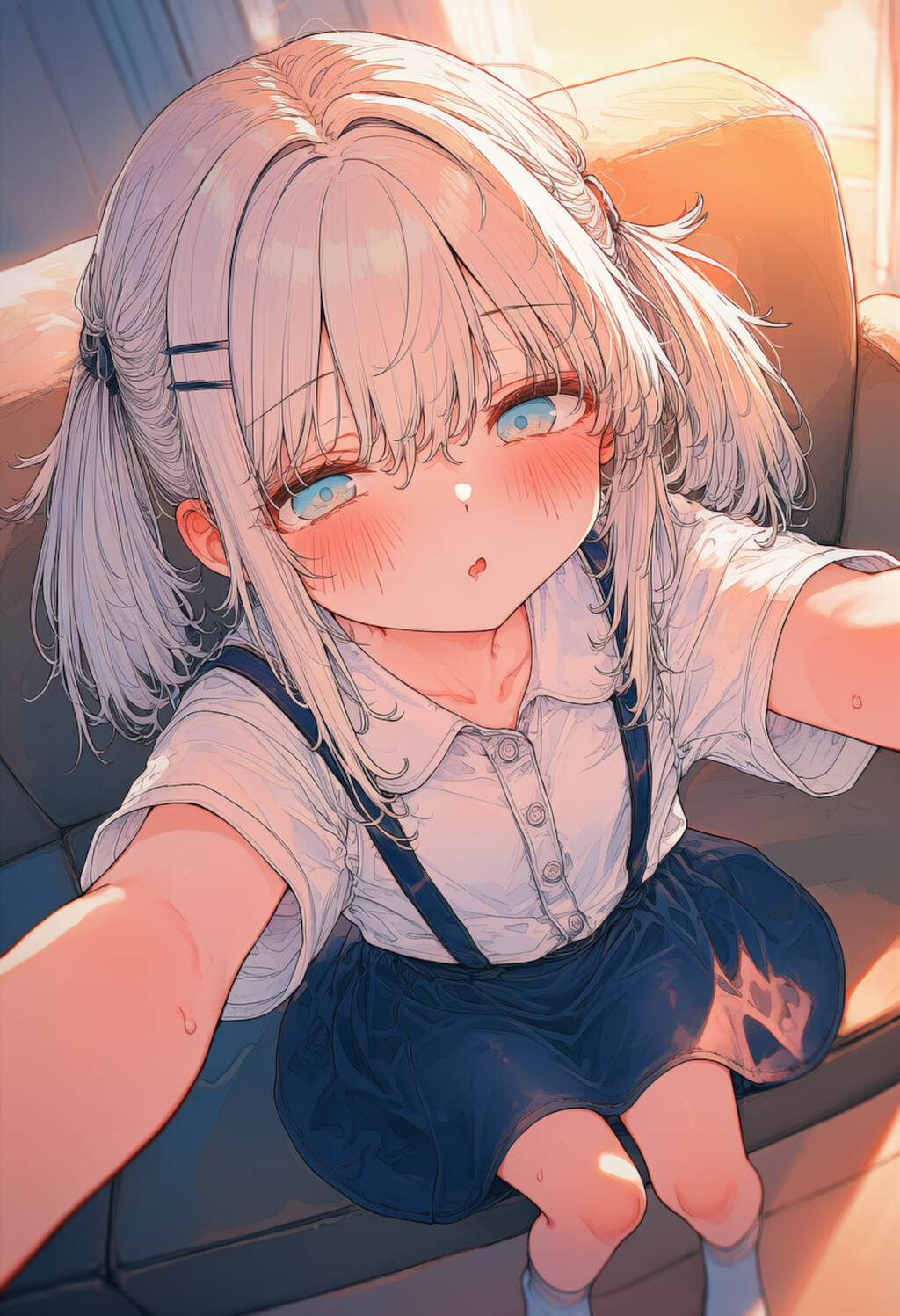 お昼寝から起きてキスがしたいアリアちゃん_0424