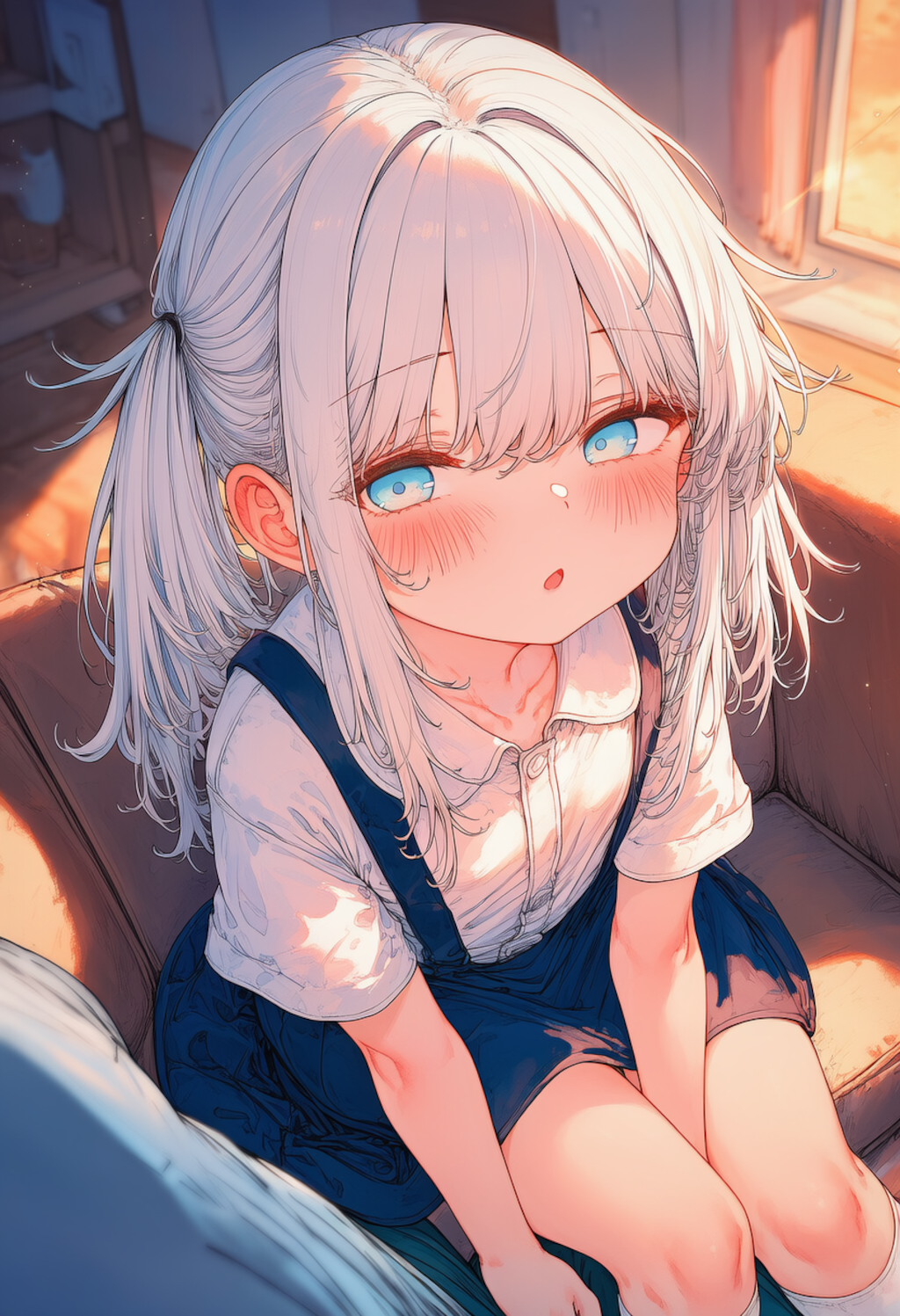 お昼寝から起きてキスがしたいアリアちゃん_0424