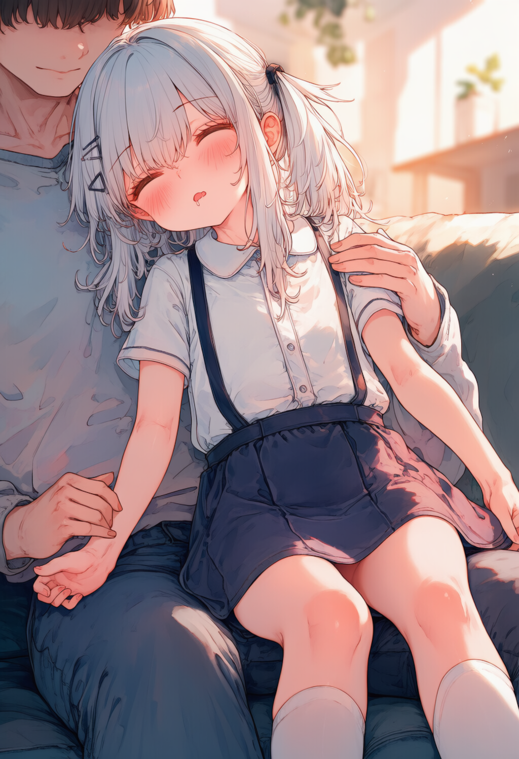 お昼寝から起きてキスがしたいアリアちゃん_0424