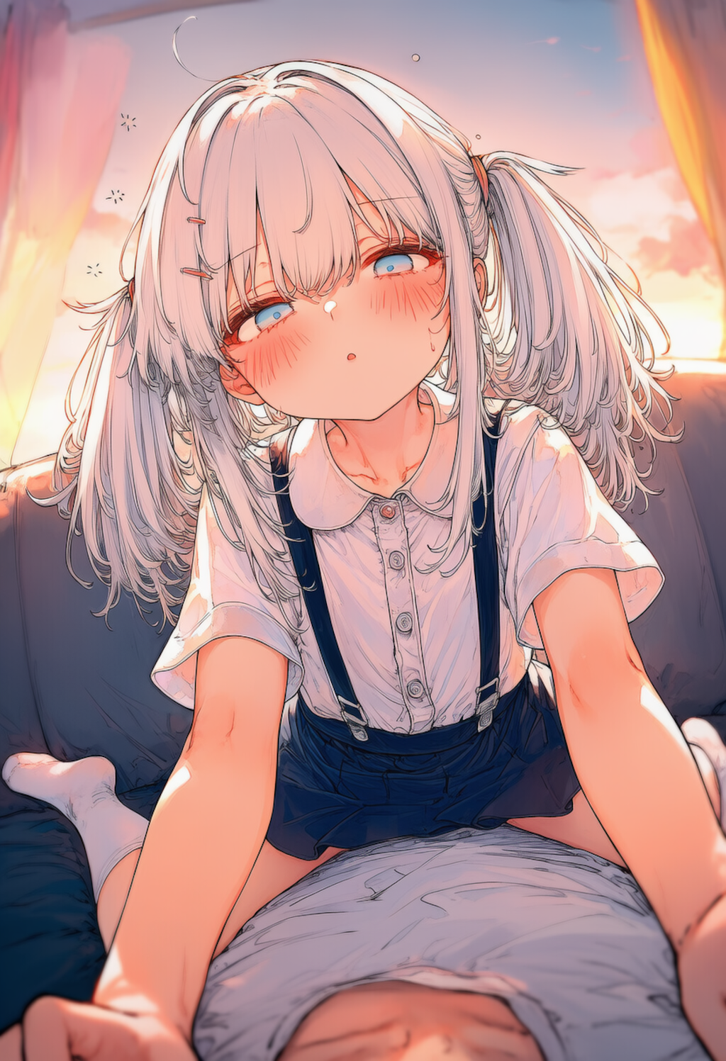 お昼寝から起きてキスがしたいアリアちゃん_0424