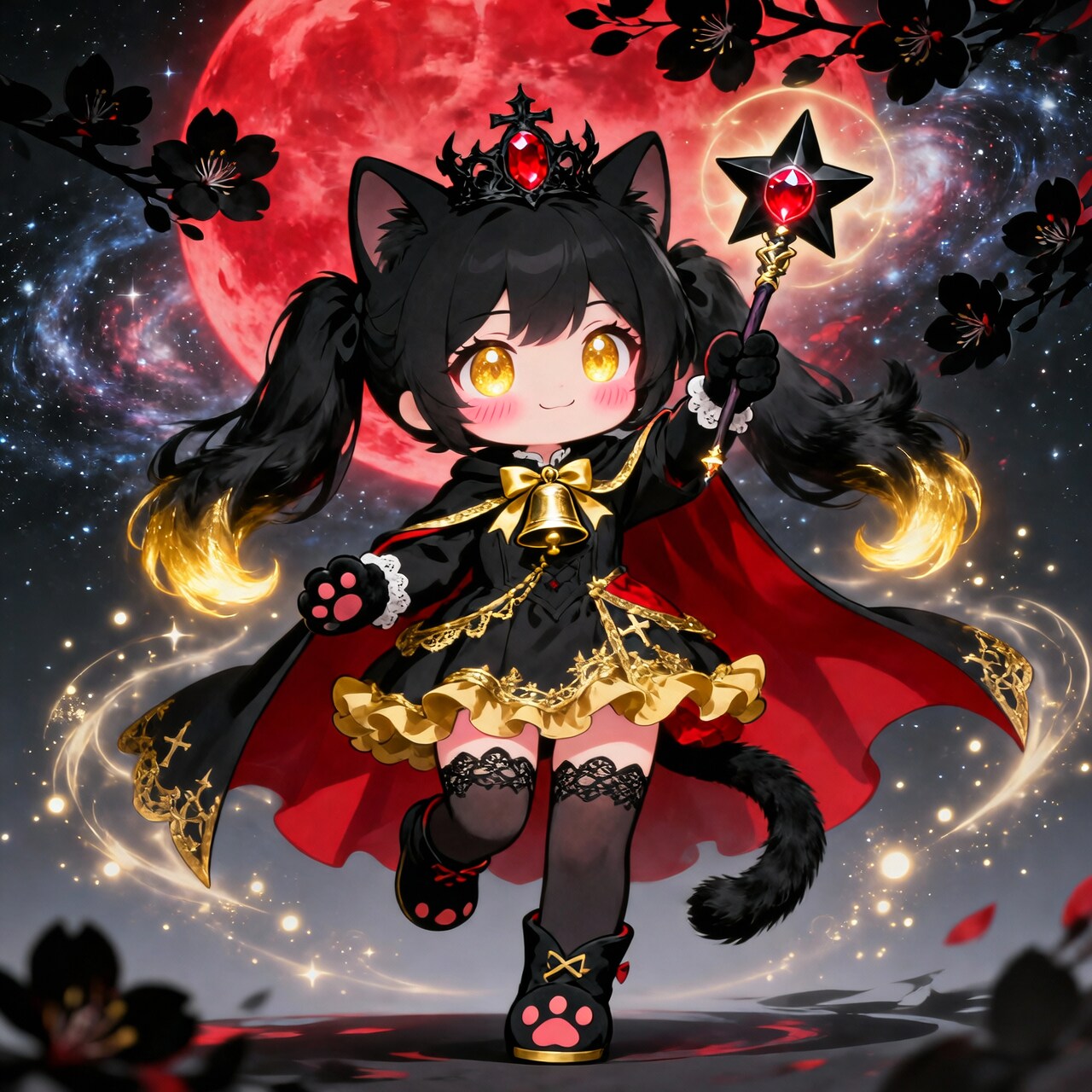 黒ツイにゃん