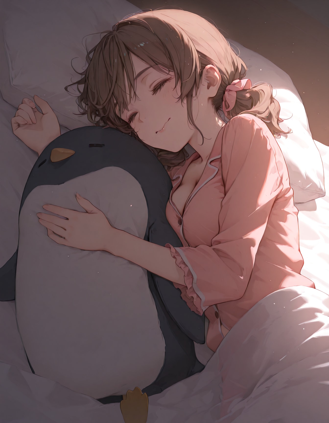 寝起きのはるかちゃん