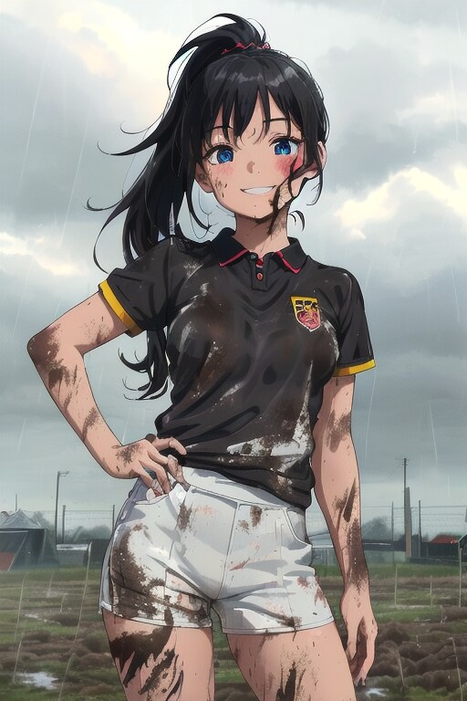 🏉泥まみれの女子ラグビー 80