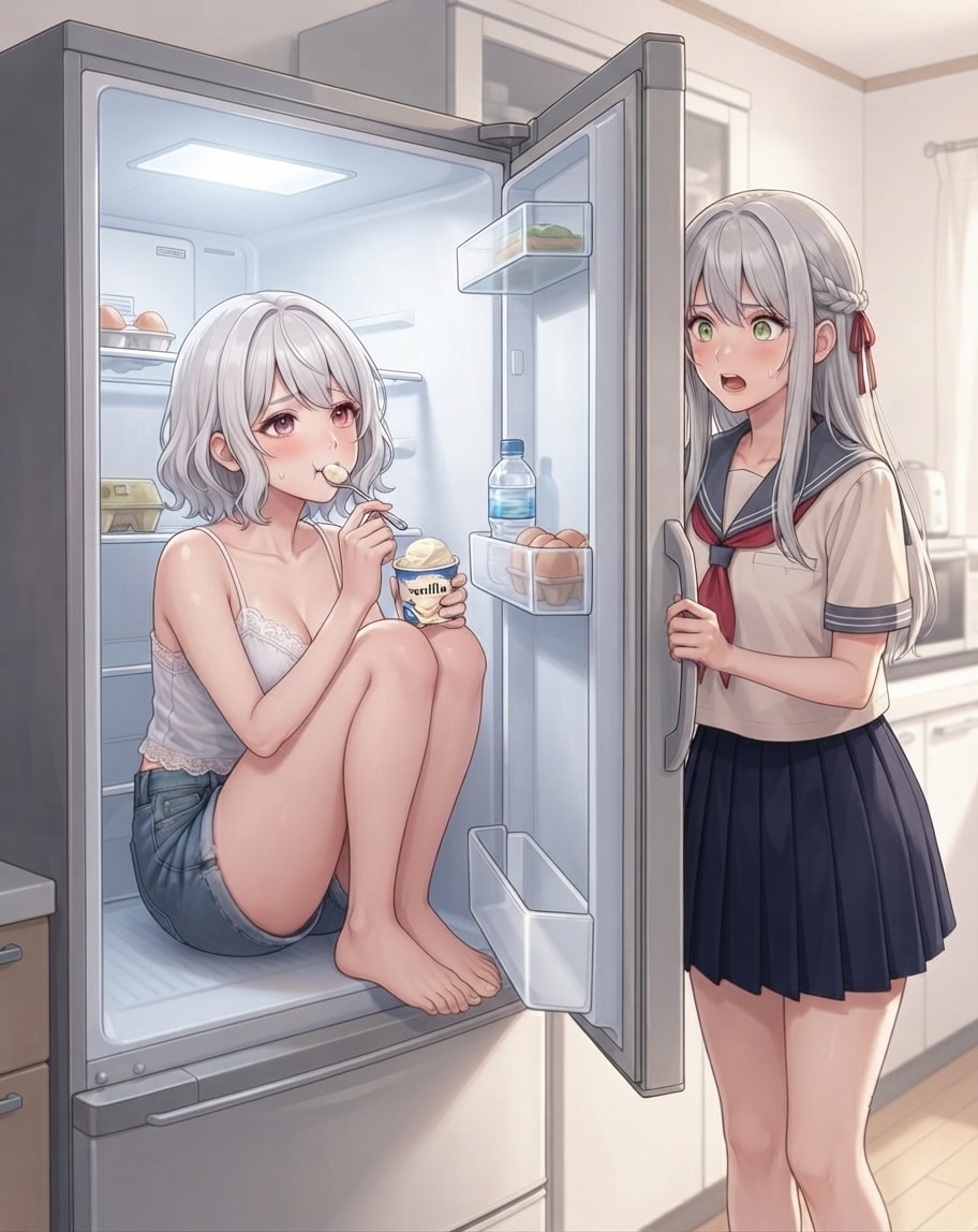 冷蔵庫ガール