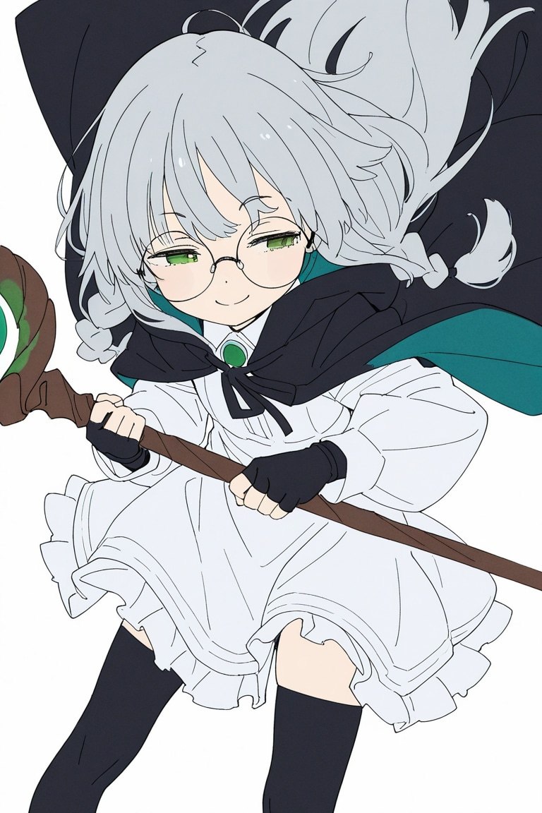 白の魔法使いちゃん | の人気AIイラスト・グラビア