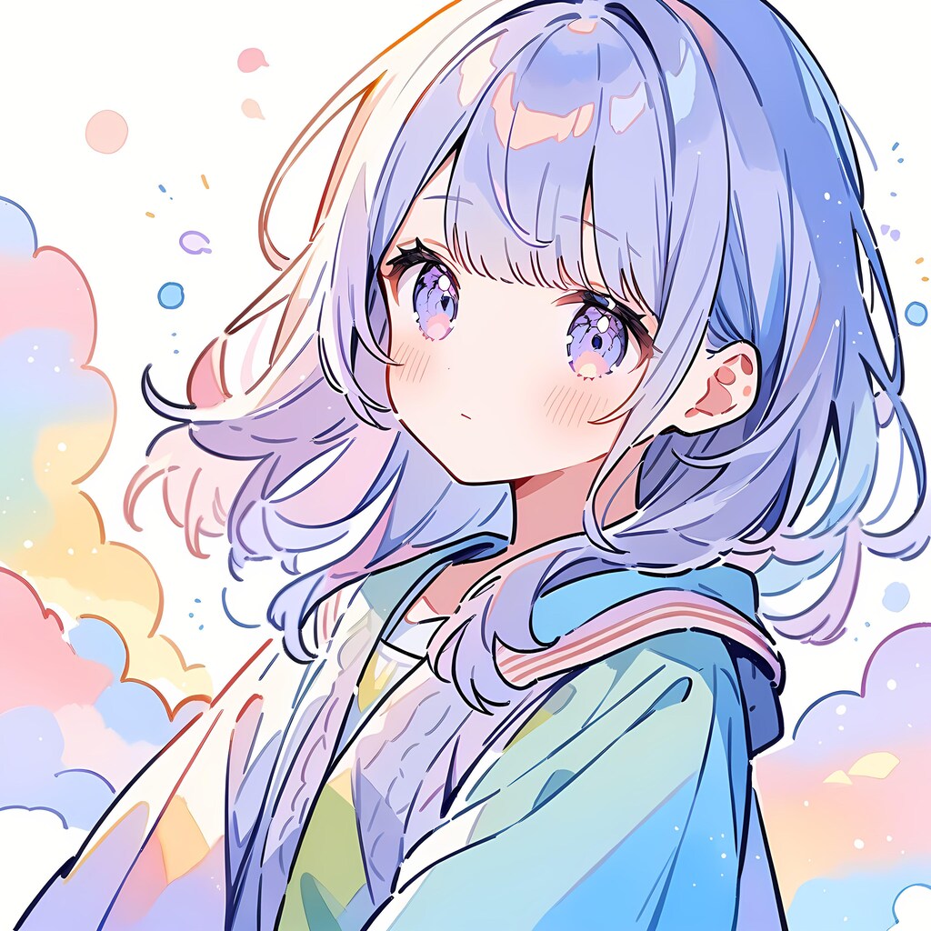 パステルカラー。