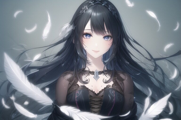 舞い散る羽