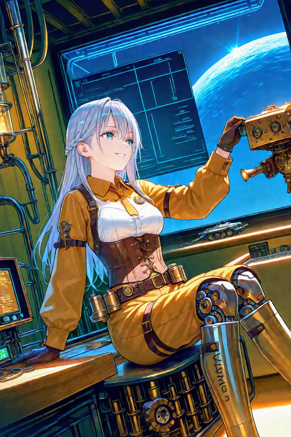 メカすちーむぱんくお姉やん、宇宙の旅🚀