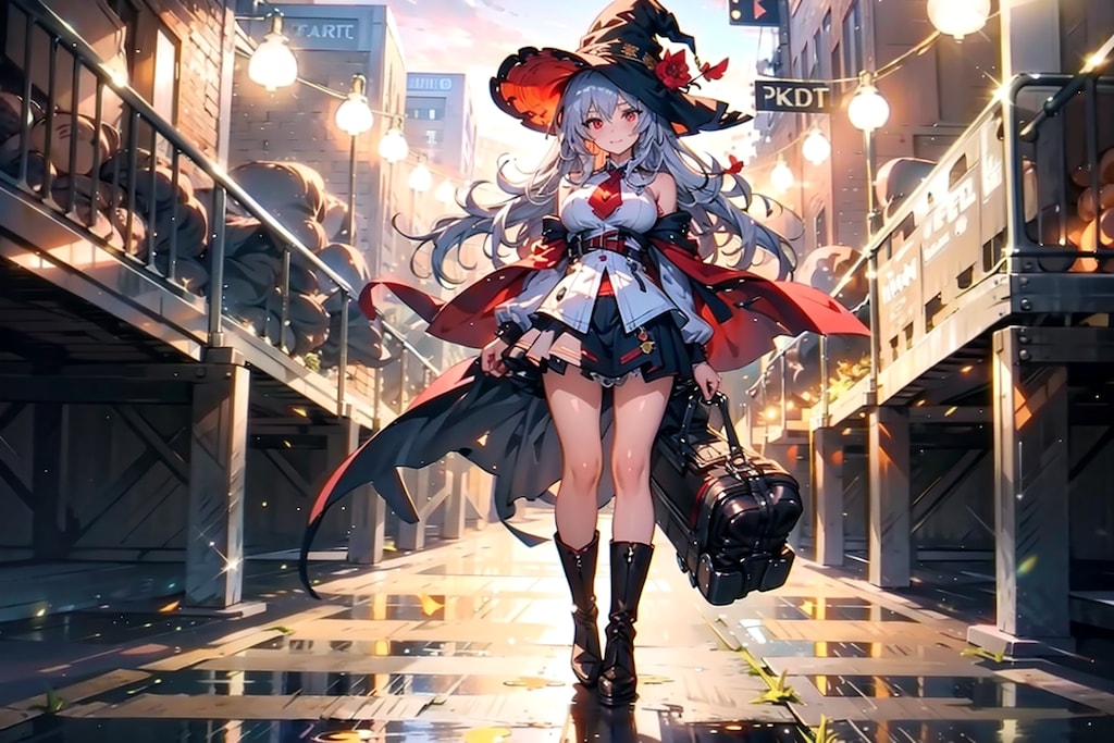 魔女と風船