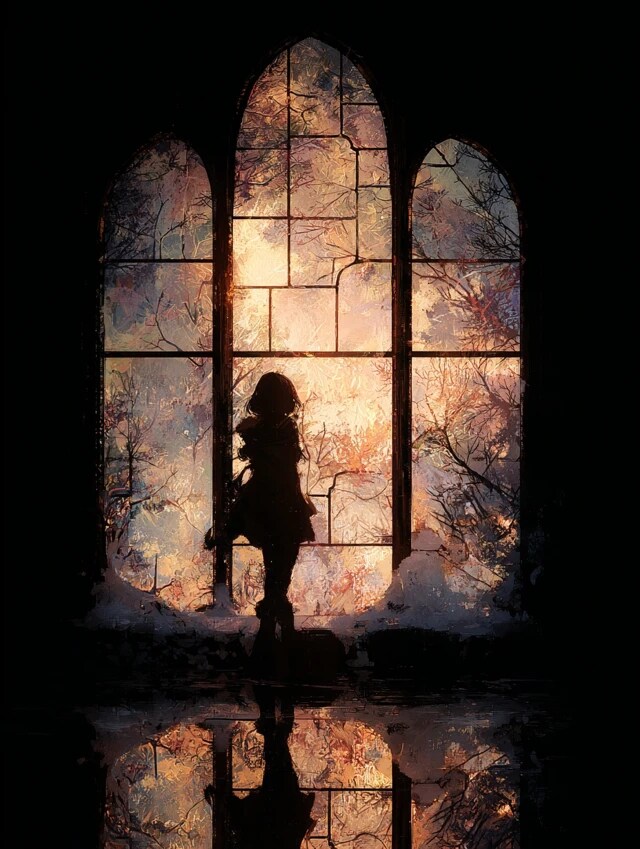 冬場のステンドグラス | の人気AIイラスト・グラビア