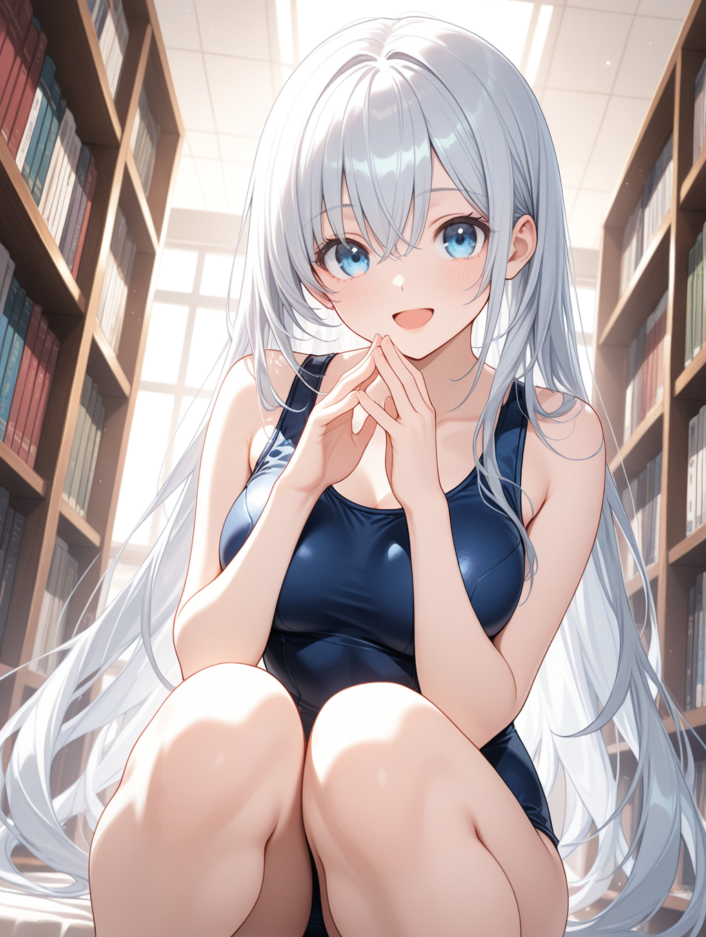 同級生がスク水着脱ぐところ #霜月澄華