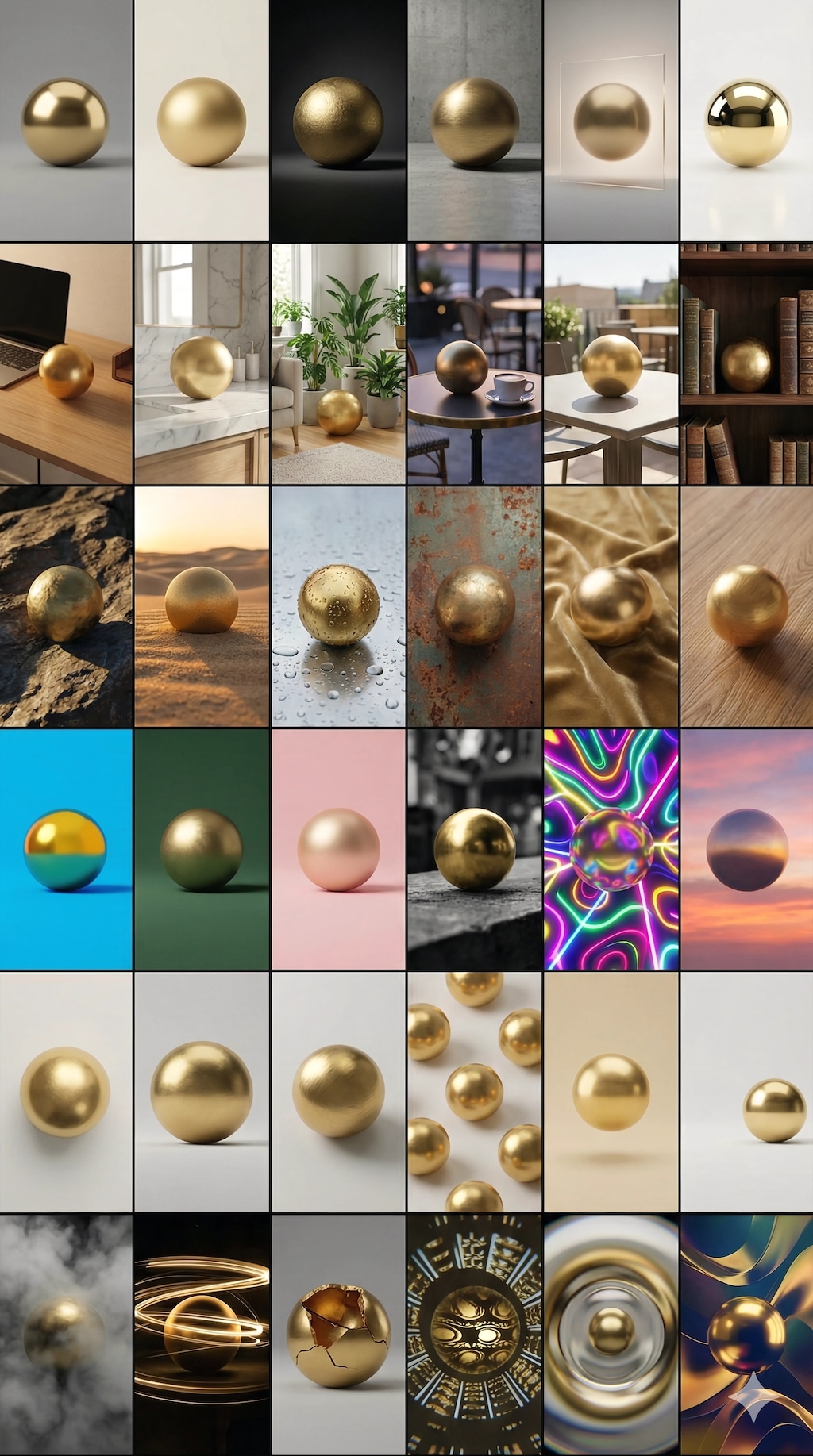 The Symphony of Golden Spheres